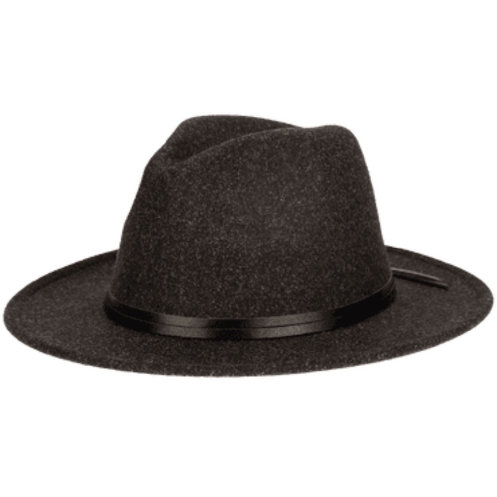 San Diego Hat Company Dark Grey/Black Fedora